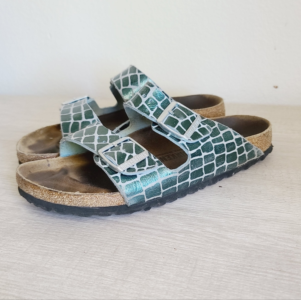 Birkenstock Arizon Gator Gleam Sandals Size 41